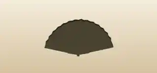 Hand Fan silhouette