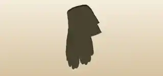 Gloves silhouette