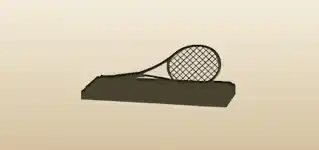 Racket silhouette