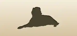 Dog silhouette