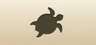 Turtle silhouette