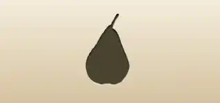 Pear silhouette