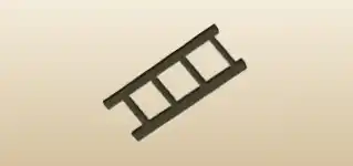 Ladder silhouette