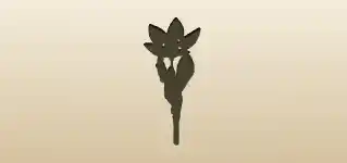 Mechanical Flower silhouette