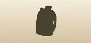 Backpack silhouette