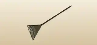 Rake silhouette
