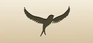 Swallow silhouette