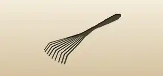 Rake silhouette