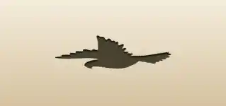 Pigeon silhouette
