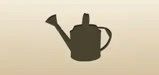 Watering Can silhouette