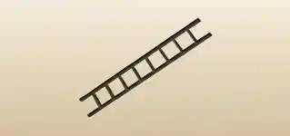 Ladder silhouette