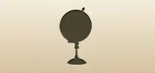 Globe silhouette