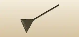 Rake silhouette