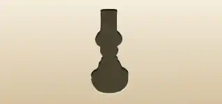 Kerosene Lamp silhouette