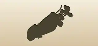Golf Clubs silhouette
