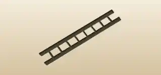 Ladder silhouette
