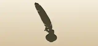 Inkwell silhouette