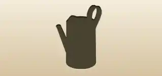 Watering Can silhouette