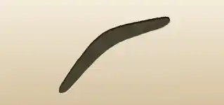 Boomerang silhouette
