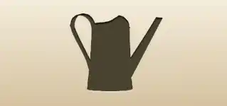Watering Can silhouette