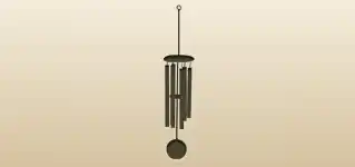 Wind Chimes silhouette