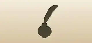 Inkwell silhouette