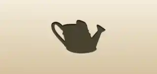 Watering Can silhouette