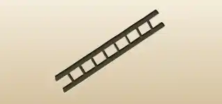 Ladder silhouette