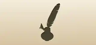 Inkwell silhouette