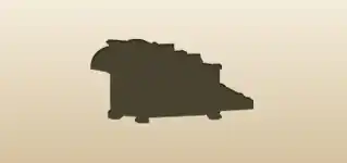 Typewriter silhouette
