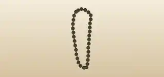 Bead Necklace silhouette