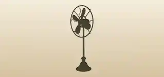 Electric Fan silhouette