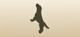 Service Dog silhouette