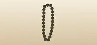 Bead Necklace silhouette
