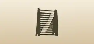 Abacus silhouette