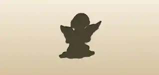 Angel silhouette
