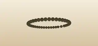 Bead Necklace silhouette