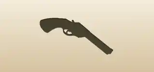 Revolver silhouette