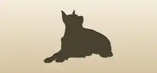 Service Dog silhouette