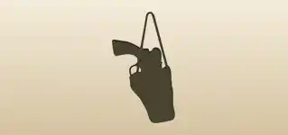 Revolver silhouette