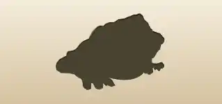 Money Toad silhouette
