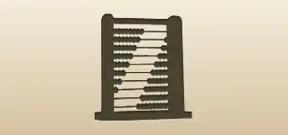 Abacus silhouette