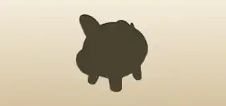 Piggy Bank silhouette
