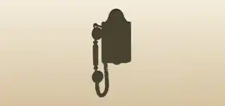 Telephone silhouette