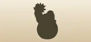 Cactus silhouette