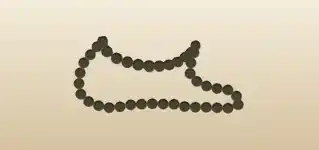 Bead Necklace silhouette