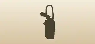 Revolver silhouette