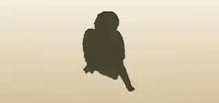 Angel silhouette