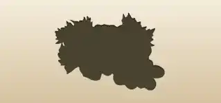 Grapes silhouette
