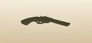 Revolver silhouette